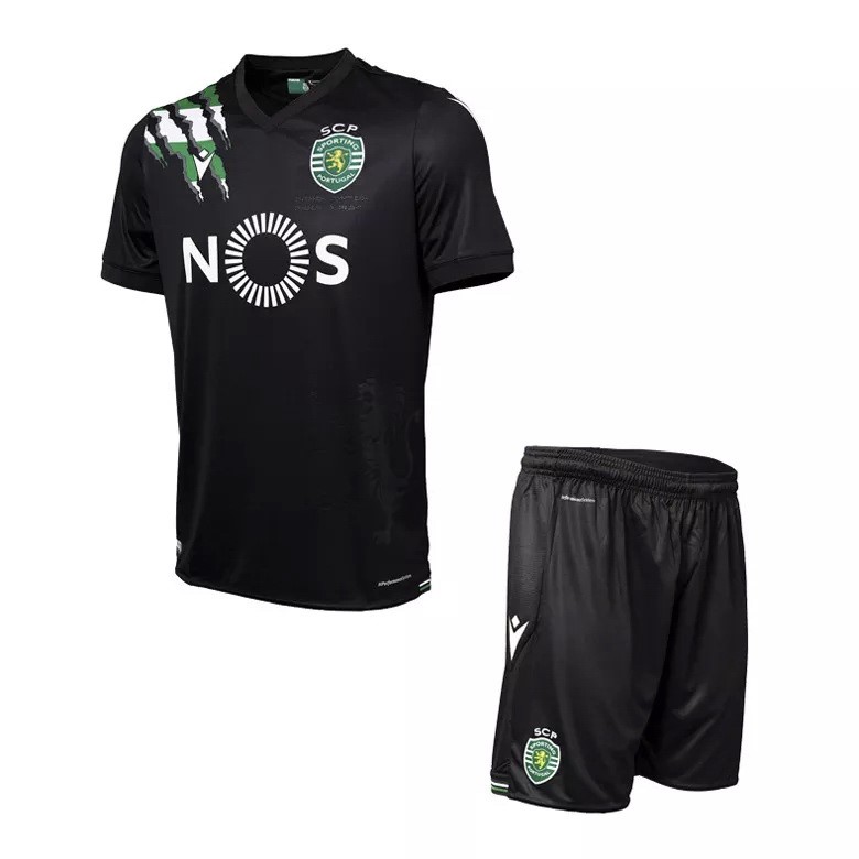 Camiseta Lisboa 2ª Niños 2020/21 Negro